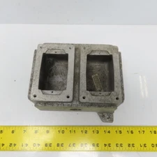 Hubble Killark SWB-18 Cast Aluminum Double Gang Box Explosion Proof