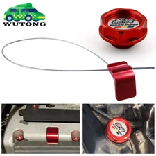 Red K24 K Series Oil Filler Cap + Oil Dipstick For Honda Civic For Accura