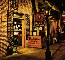 Blackstone Inn Restaurant Street Scene Underground Atlanta GA c1960 Postcard