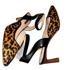 Louise Et Cie Lo-Kayin Calf Leather gounache ard Print Pointed toe 8.5M