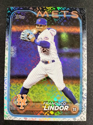 Francisco Lindor All-Star Game Logo Variation HOLO Foil 2024 Topps ASG SP 