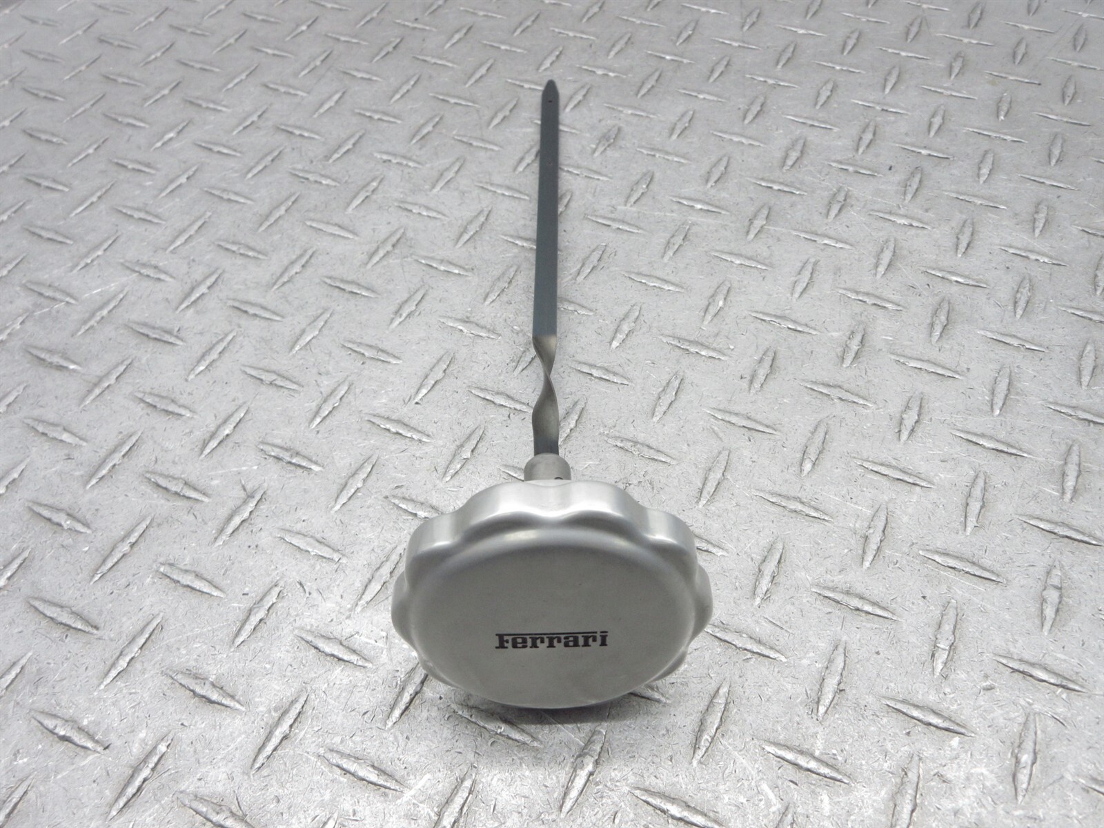 2008 Ferrari F430 Spider F1 OEM Oil Separator Cap Dipstick Dip Level Stick
