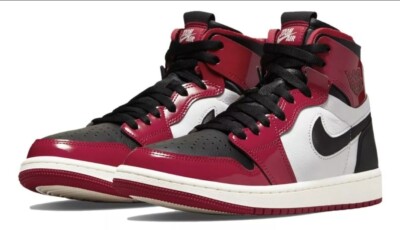 Air Jordan 1 Zoom CMFT Shoes Size 7.5 Womens CT0979-610 New Nike Red Black White