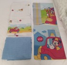 Vintage Disney Mickey Mouse/ Pluto Full Size Bed Sheet Set-1980's