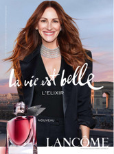 FASHION FASHION ADVERTISING PERFUME LANCÔME JULIA ROBERTS 1 PAGE