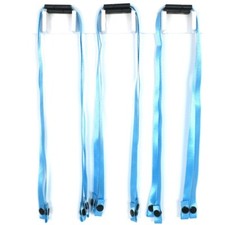 Face Mask Lanyards, Adjustable 6 Count- Reading Glasses- Light Blue- New 