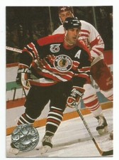 CHRIS CHELIOS 1991-92 PRO SET PLATINUM CARD NM-MT+ CONDITION