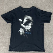 The Doors Shirt Women’s L Jim Morrison Rock Band Concert Tour Merch Black Tee
