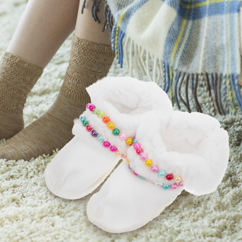 SAOLA Fodera Peluche Cotone Copri Ciabatta Stivale Suola Ricambio Anti Tacco Grips Uomo