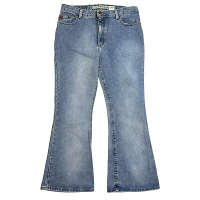 Vintage Y2K Distressed Mudd High Rise Flare Leg Denim Jeans