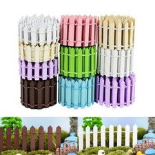 Fairy Garden Kit Wood Fence Accessories Decoration DIY Miniature Terrarium Doll