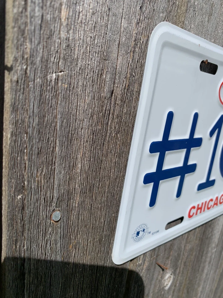 CHICAGO CUBS LICENSE PLATE #1 FAN COLLECTABLE - Image 3 of 4