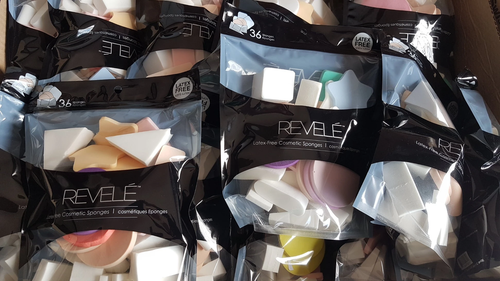 REVELE 36 Pcs Latex FREE Makeup Sponges for Foundation Cream & Powder - Picture 3 of 6
