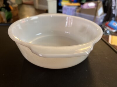 食器 Fire-King Anchorwhite Baking Pan Vintage Fire King White
