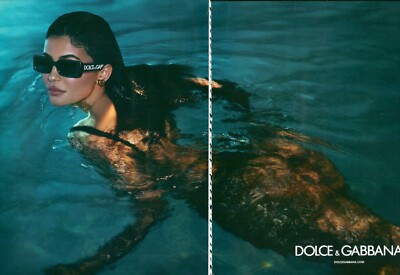 Kylie Jenner Dolce Gabbana Magazine Print Ad Adver Eyewear Mert
