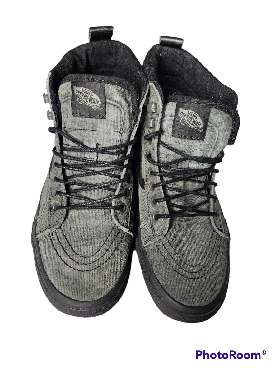 Vans sk8 hi store mte denim suede black