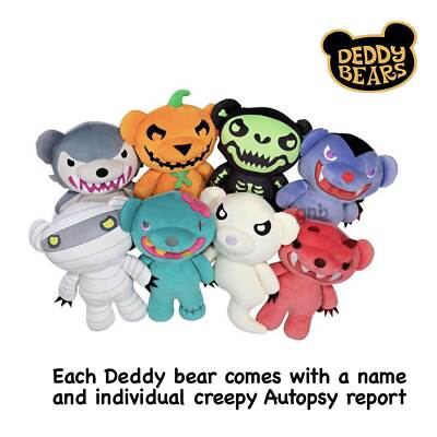 【未開封品】BRAIN DEAD テディベア Deddy Bear Autopsy Body Bag Report Plush Halloween Kid Gift Soft