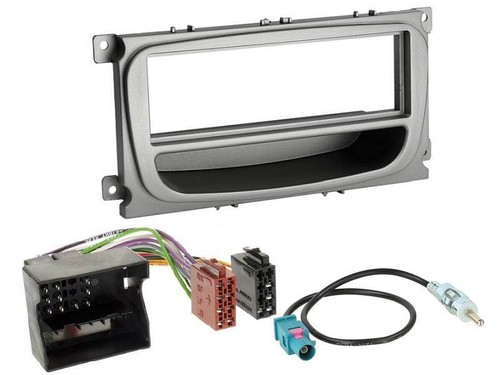 JVC DAB+ Bluetooth USB inkl. Antenne Autoradio für Ford Focus II Facelift silber - Bild 2 von 6
