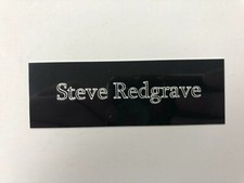 Steve Redgrave Team GB Legend - Plaque gravée 105x35mm pour souvenirs signés