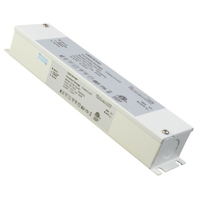 60w Triac Dimmable LED Driver Power Supply 12v 24v for Lutron Leviton ETL UL