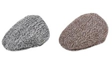 Herringbone Wool Felt Snap Bill fitted Ivy Hat Cap