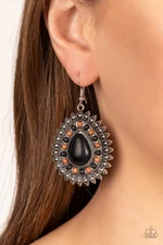 Paparazzi: Sagebrush Sabbatical - Black Earrings