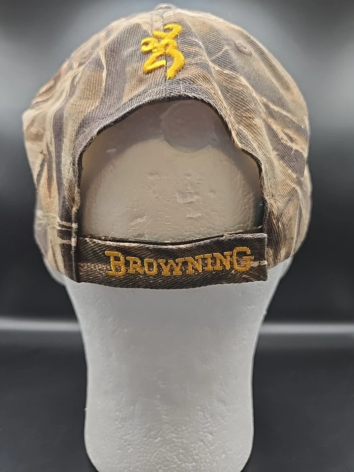 Browning Hunting Cap Hat Camouflage WIKA Adjustable Logo Buck NWOT - Image 4 of 4
