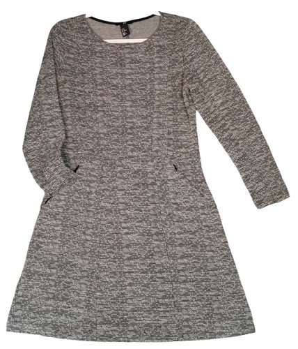 H&M black Dress Knee Length Medium off the shoulder long sleeve dress size  M | eBay