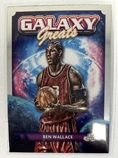 2023-24 TOPPS CHROME COSMIC GALAXY GREATS GG20 BEN WALLACE PISTONS