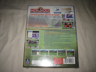 Hasbro MONOPOLY World Cup France 98 French Edition Win 95 Big Box