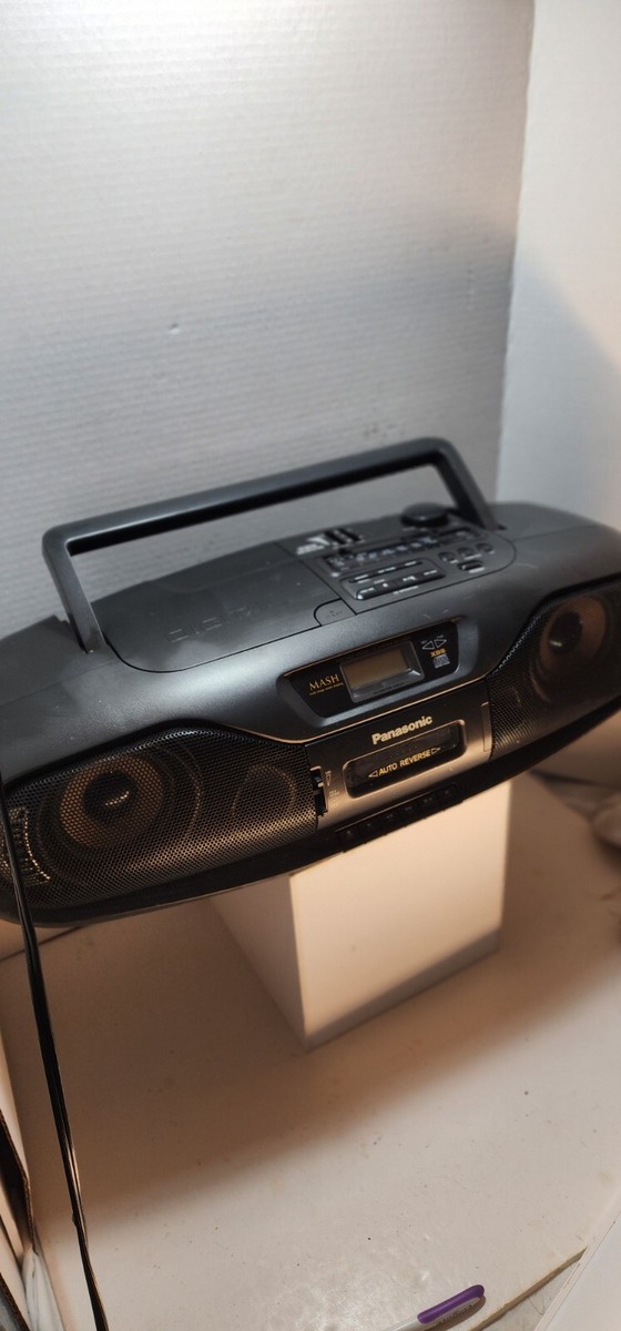 Vintage Panasonic MASH RX-DS202 Boombox AM/FM Radio Cassette Vintage Panasonic MASH RX-DS202 Boombox AM/FM Radio Cassette