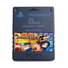 Naruto Ultimate Ninja 3 PS2 Official Memory Card Unlocked 100 Completed Saves