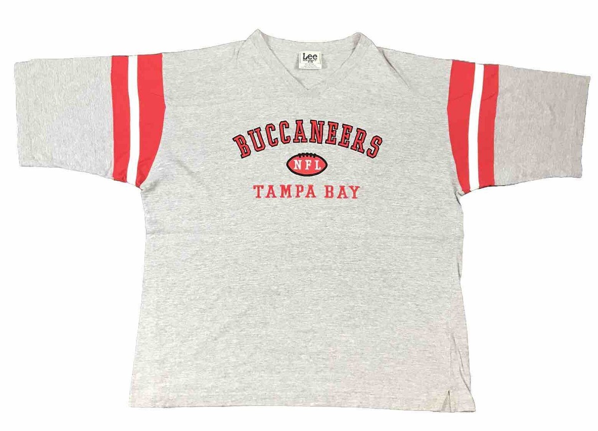 90s PRO PLAYER USA製 BUCCANEERS Tシャツ フェード Vintage 90s Tampa Bay Buccaneers T-shirt Men's Size Medium Gray