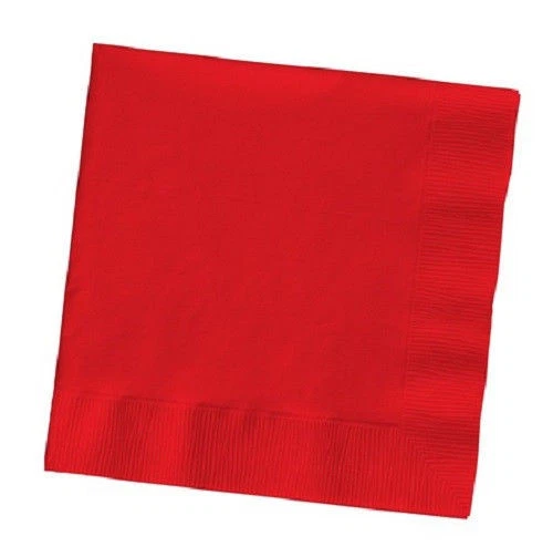 Paper Napkins Beverage or Lunch Red Blue Yellow Green Purple Pink Orange Black - Image 2 of 4