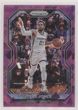2020-21 Panini Prizm Purple Ice Prizm 40/175 Tyus Jones #21 pe8