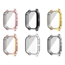 For Garmin Venu sq Full Protection TPU Shockproof Case Cover Screen Protector  