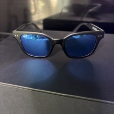 Maui Jim Shore Break Polarized Sunglasses Matte Black/Gray Mirror Glass 822-02MG