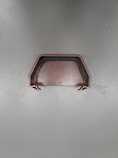 CLEARANCE - Brown Square Gutter Downpipe PVC Fittings Pipe - Single Postage Cost