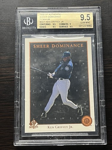 Ken Griffey Jr. [Titanium] #SD1 card from 1998 SP Authentic Sheer Dominance