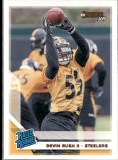 Devin Bush II 2019 Donruss Pittsburgh Steelers #344