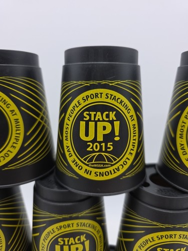 12 Speed Stacks Cups Official Speed Stacking Cups WSSA 2015 STACK-UP! Limited Ed - Picture 2 of 9