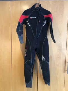 Mares Flexa Herren Neoprenanzug 5mm 5 4 3 Scuba Größe 4 Medium Large guter Zustand