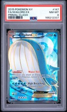 2015 POKEMON XY PRIMAL CLASH #147 FULL ART/WAILORD EX PSA 8 on eBay