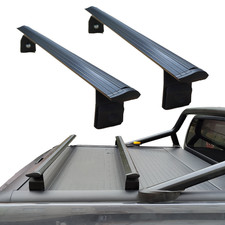 Toyota Hilux Roof RackSystem, Aluminium Bed Rack Cross Bar, Black