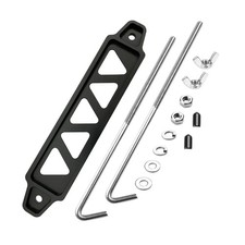 Battery Hold Down Sets,With Billet Aluminum Battery Tie Down Bracket and 18-8...
