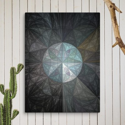 Ray of Light Original Fractal Art on Canvas 30x40 Award-Winning Abstract