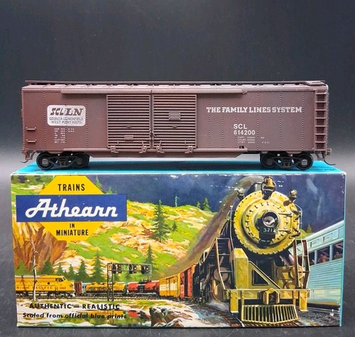 Bev-Bel Athearn HO Gauge Family Lines SCL 614200 DD 50' coche de caja desgastado | Condition: Used