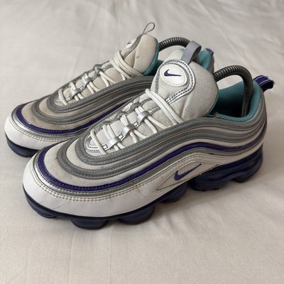 Nike Air VaporMax 97 Grape 2018 Men s AJ7291-100 Air Max Silver Bullet Sz 9M Gym