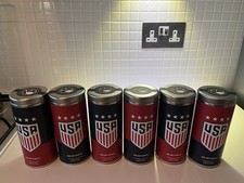 Earl Grey tea  "USWNTea"  associated U.S. Women's Soccer football Team x6 tins