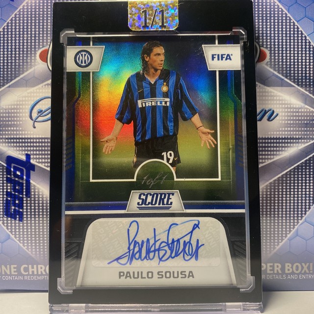 Panini Paulo Sousa Auto 1/1 1of1 Score FIFA 2023/24 Milano Legend